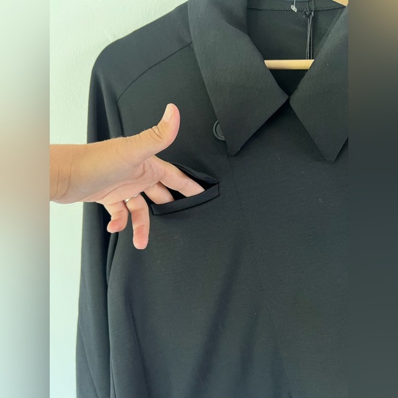 Rundholz Asymmetrical Architectural Button Front Wool Blend Avant Garde Jacket - Picture 3 of 15